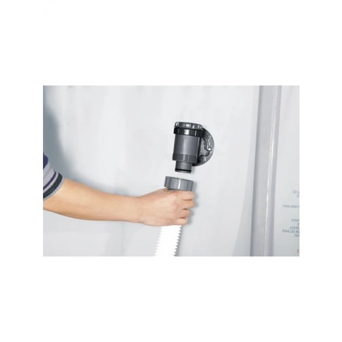 300 cm Uzunluğunda Beyaz Filtre Hortumu
