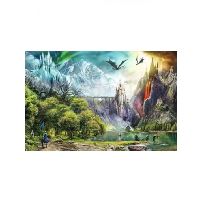 3000 Parça Ejderha Temalı Puzzle