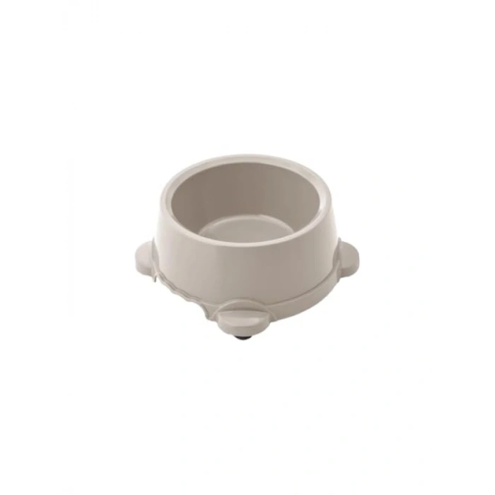 300ml Kapasiteye Sahip Bej Renk Mama ve Su Kabı