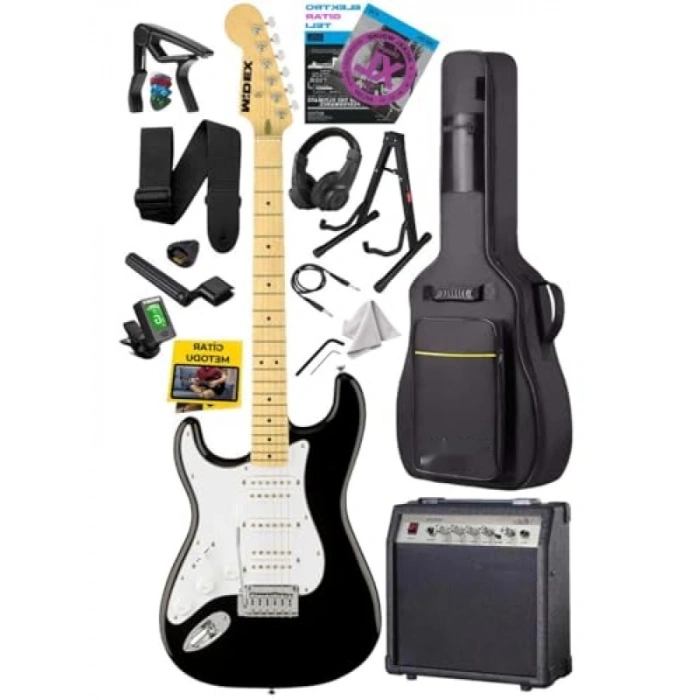 30W Amfili Elektro Gitar Seti - Üst Kalite
