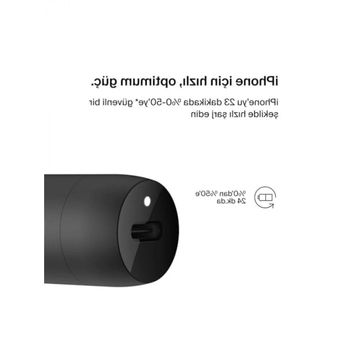 30W Hızlı Araç Şarj Cihazı - USB-C Güç Dağıtım Portu ile