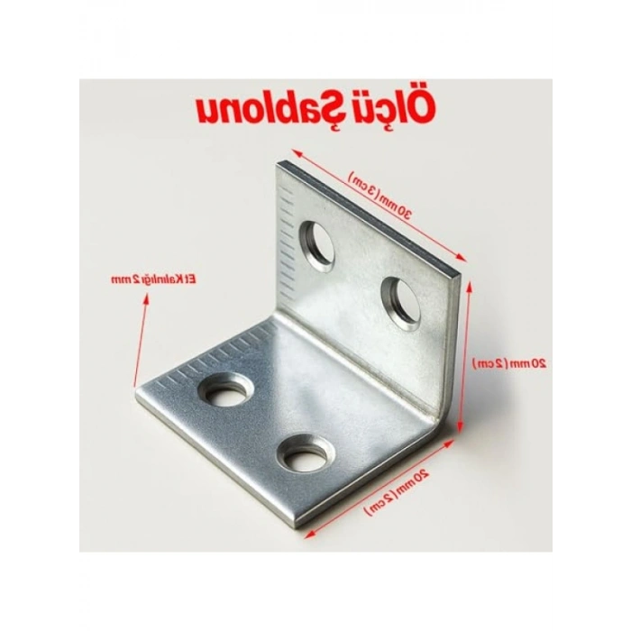 30x20x20 mm Metal L Demiri (50 Adet)