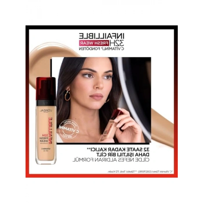 32 Saat Kalıcı Yüksek Kapatıcı Fondöten - 130 True Beige