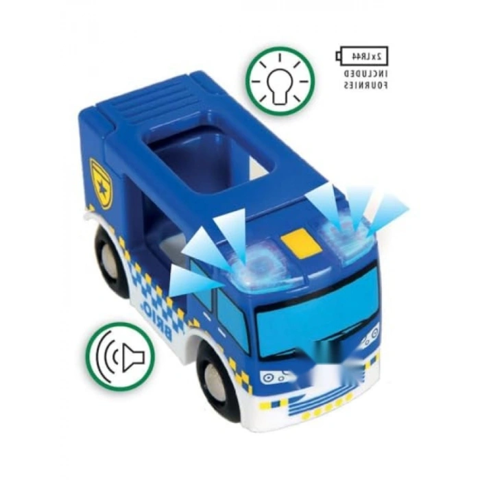 33825 Modeli - Gerçek Yaşam Temalı Polis Minibüsü Oyuncak