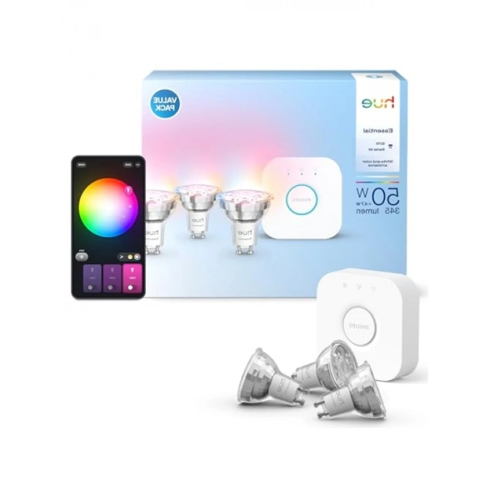 345 Lumen Parlaklıkta 3lü GU10 Spot Aydınlatma Seti