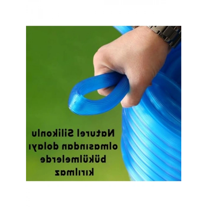 35 Metre Bahçe Hortumu 1/2 Naturel Silikonlu