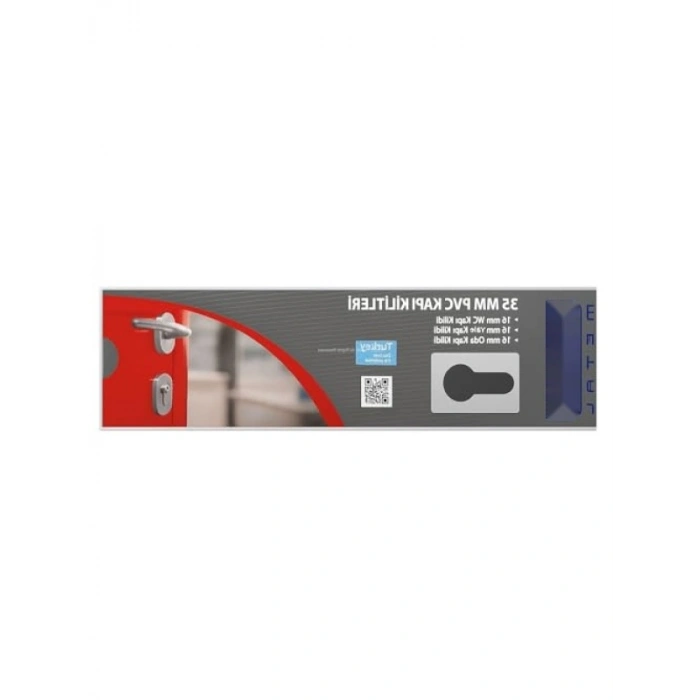 35 mm PVC Gömme Kilit - Metal ve Plastik Aksam