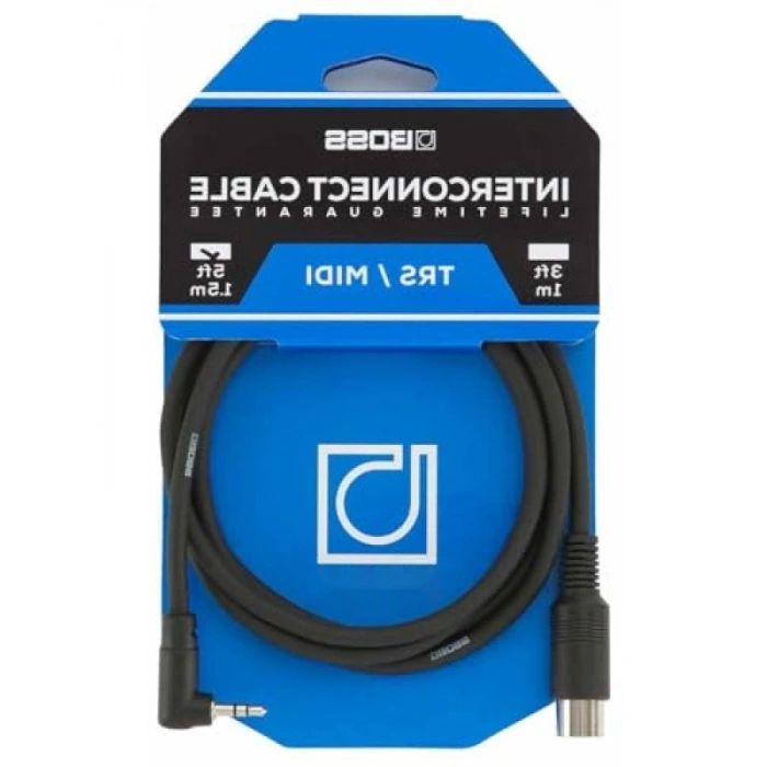 3,5 mm TRS Erkek - 5 Pin DIN MIDI Kablo, 5 Ayak Uzunluk