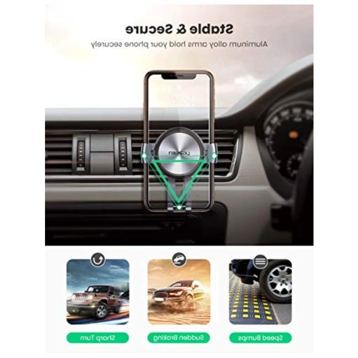 360 Derece Dönebilen Araç İçi Telefon Tutucu