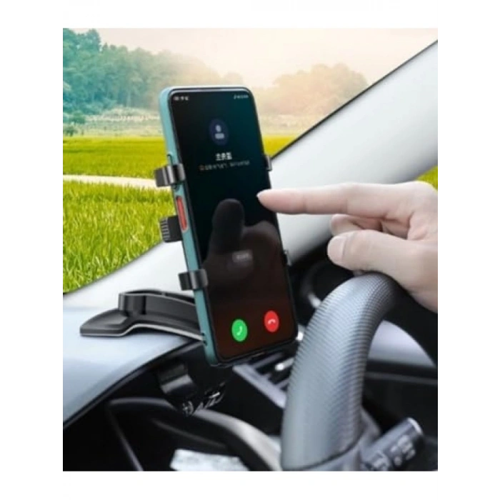 360 Derece Döner Araç İçi Telefon Tutucu - Evrensel Uyumlu