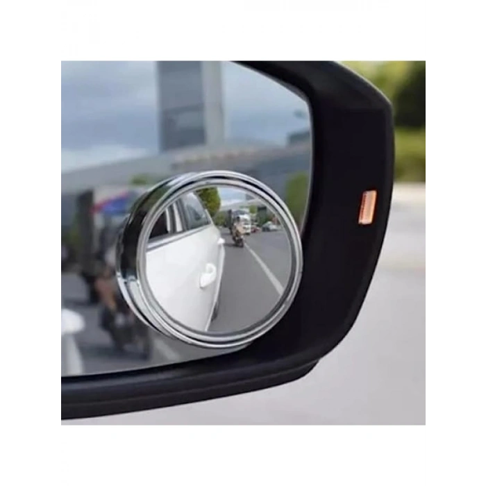 360 Derece Hareketli Gerçek Cam Kör Nokta Aynası - 2 Adet
