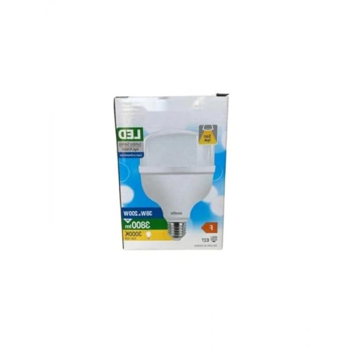 36W LED Ampul | E27 Duy, 3000K Sıcak Işık, Enerji Tasarruflu