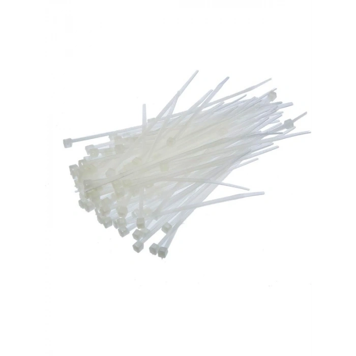 3.6x150 mm Beyaz Plastik Cırt Kelepçe - Çok Amaçlı, Dayanıklı ve Kolay Kullanım
