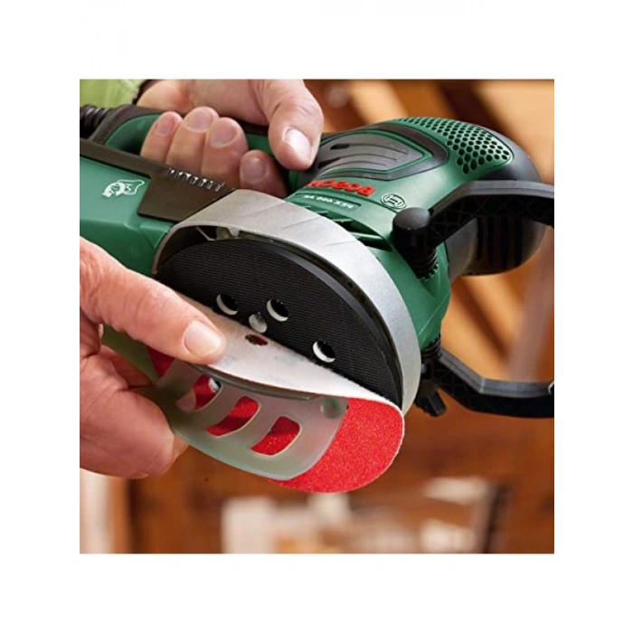 370 Watt Güçlü Eksantrik Zımpara, 125 mm Tutuş Kolaylığı