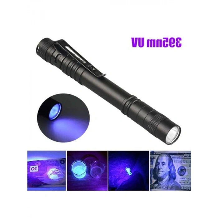 395nm UV Kalem El Feneri - Suya Dayanıklı ve Dayanıklı Yapı