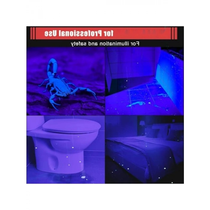 395nm UV Kalem El Feneri - Suya Dayanıklı ve Dayanıklı Yapı