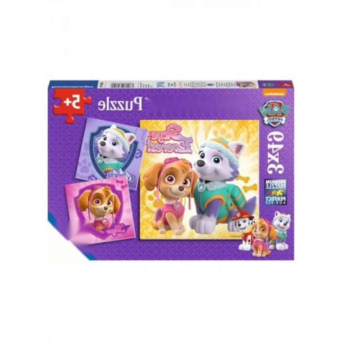 3x49 Parça Renkli Puzzle, Eğlenceli Tasarımlar