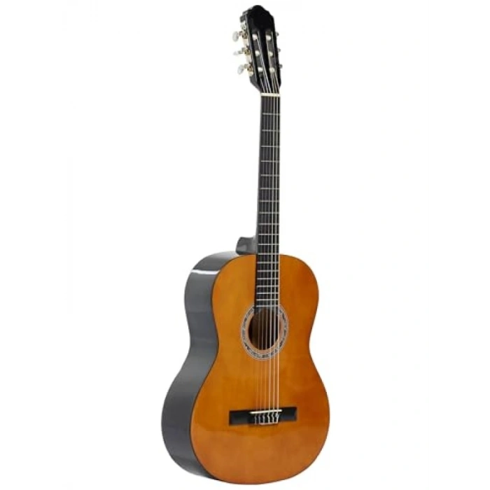 4/4 Klasik Gitar - Doğal Ahşap Görünüm ve Yüksek Ses Kalitesi