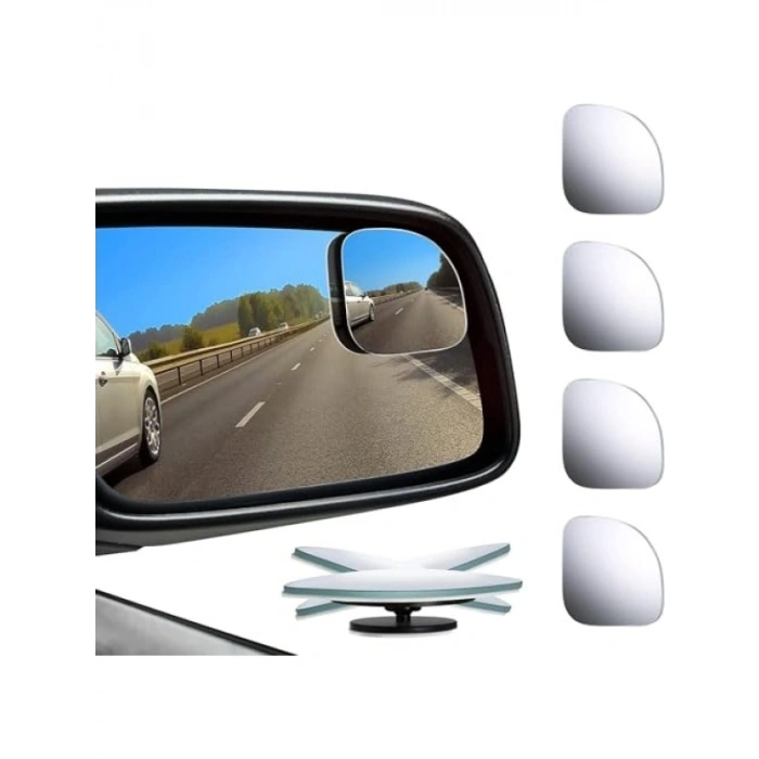 4 Adet 360 Derece Ayarlanabilir Kör Nokta Aynası | HD Cam Yapı