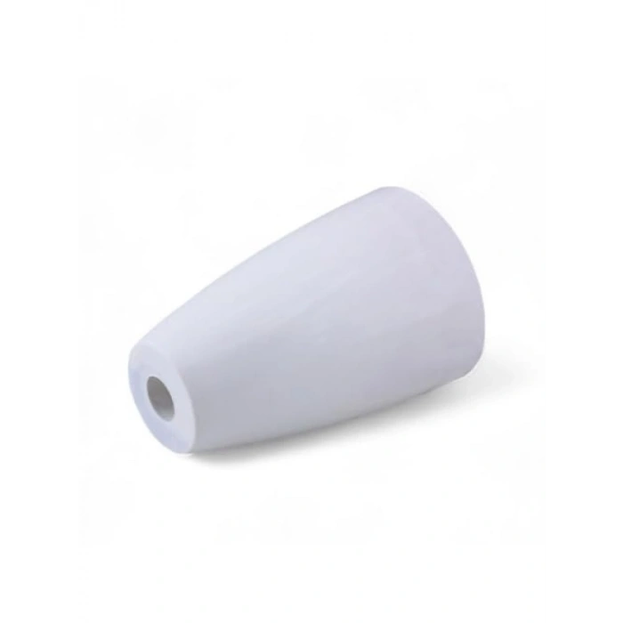 4 Adet Oval Plastik Ayak - 12 cm Beyaz Mobilya Ayağı