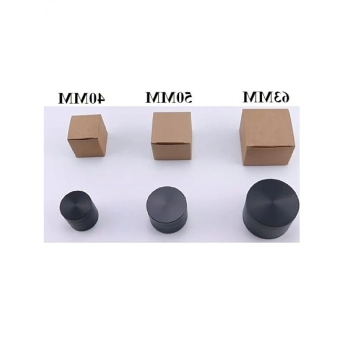 4 Katmanlı Metal Baharat Öğütücü, 40MM / 50MM / 63MM - Kırmızı