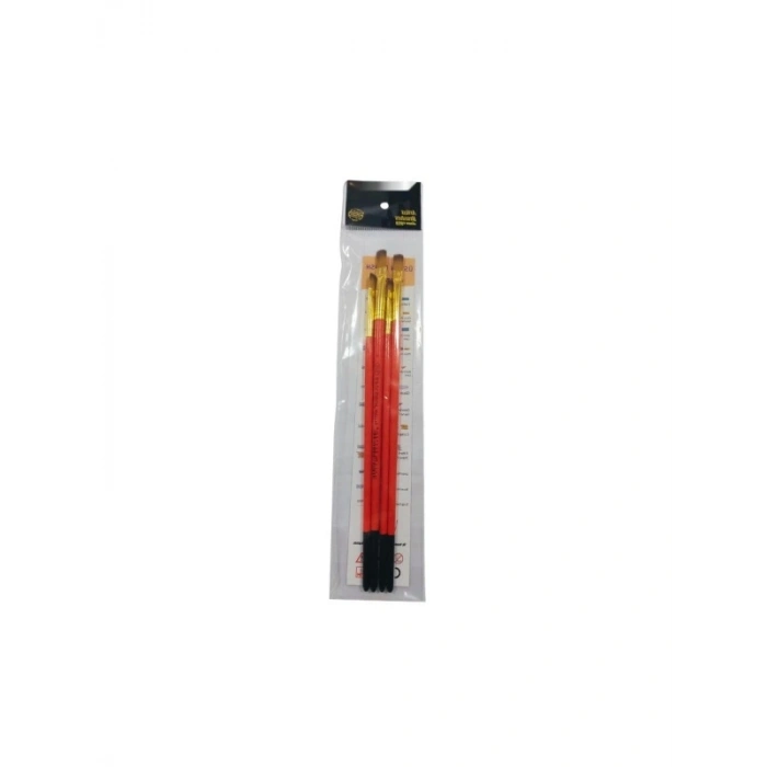 4lü Sentetik Akrilik Boya Fırça Seti, 2.5mm Genişlik