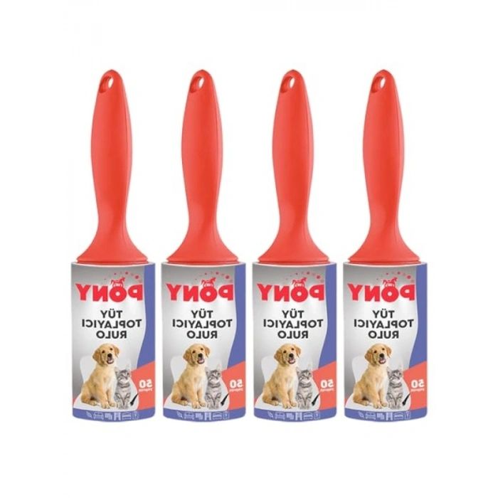 4lü Tüy Toplayıcı Rulo Seti, Kedi ve Köpek İçin