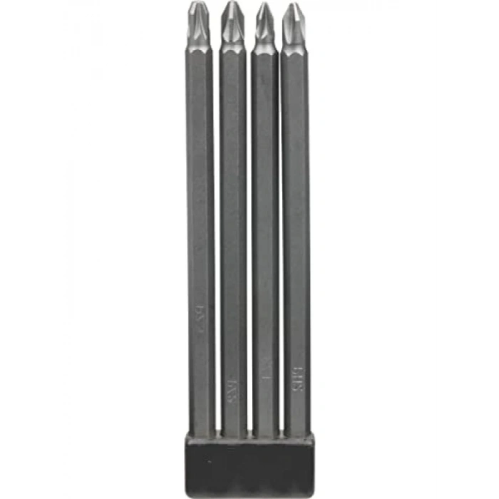 4 Parça Uzun Çelik Matkap Ucu Seti - PZ/PH 150 mm