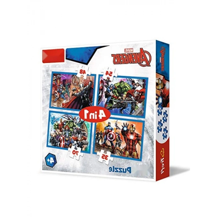 4ü 1 Arada Çocuklar İçin Dönüşümlü Puzzle Seti