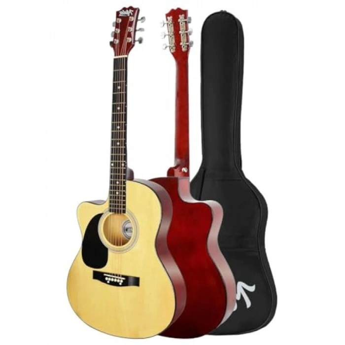40 İnç Kesik Kasa Akustik Gitar Seti - 4/4 Yetişkin