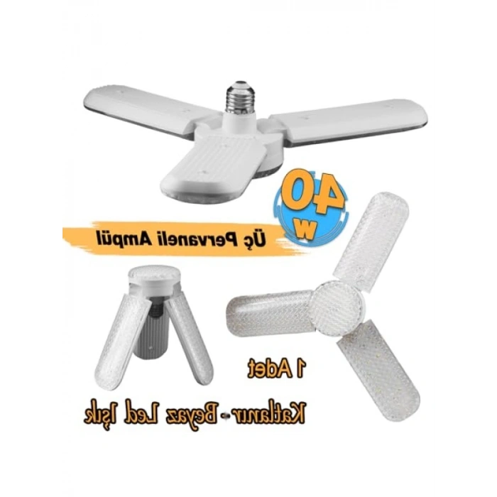 40 W LED Ampul - 3600 Lümen, Beyaz Renk, E27 Duy