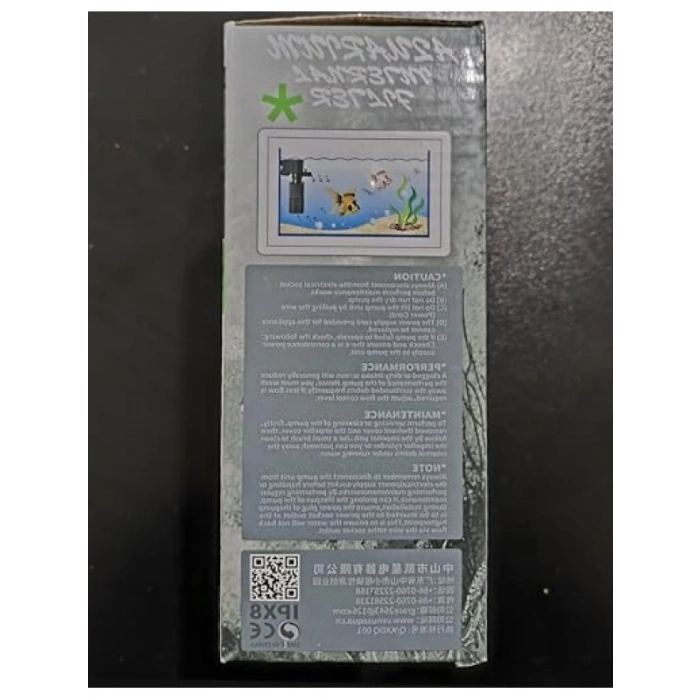 400 Litre/Saat Kapasiteli Akvaryum İç Filtre