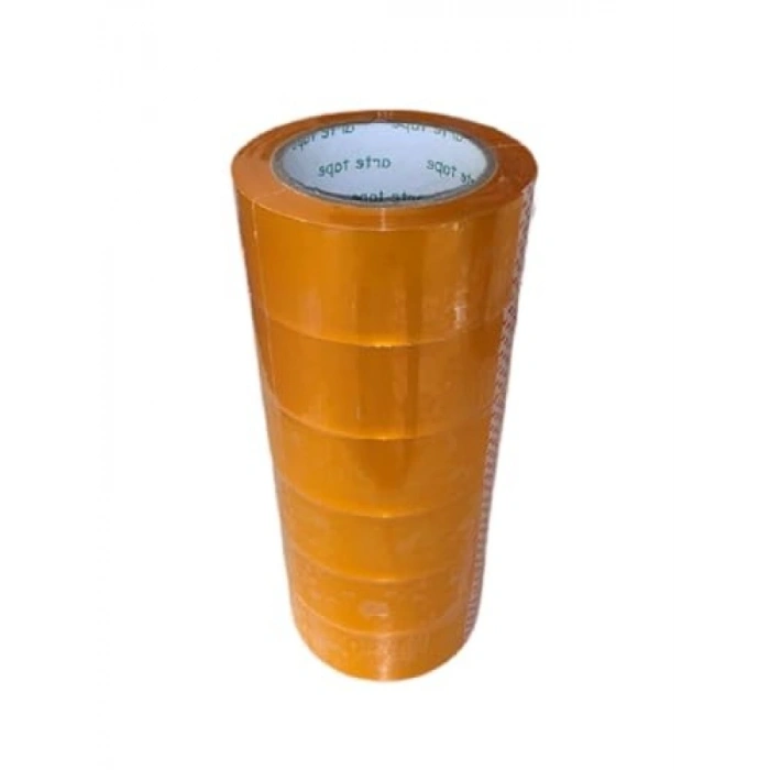 45 mm x 100 M Şeffaf Yapıştırıcı Koli Bandı Seti (6lı)