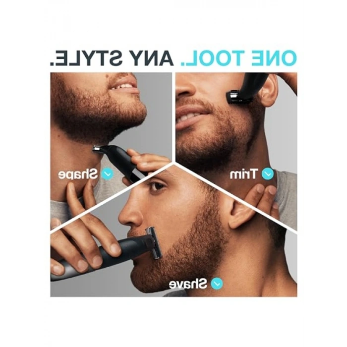 4D Bıçaklı Su Geçirmez Sakal Şekillendirme ve Tıraş Makinesi