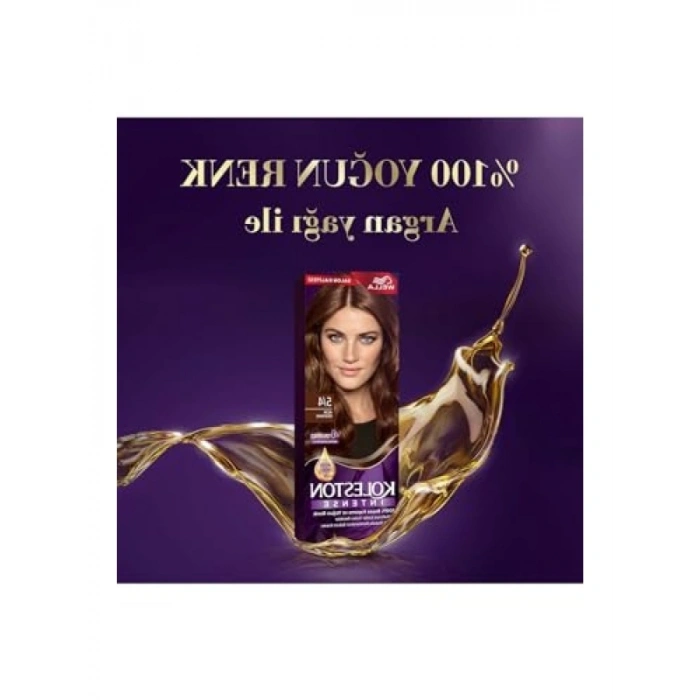 5/4 Açık Kestane Saç Boyası, %100 Beyaz Kapama ile Salon Kalitesi