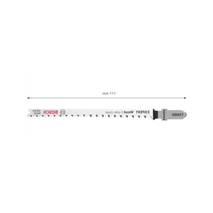 5 Adet 2 Taraflı Temiz Ahşap Dekupaj Testere Bıçağı (117 mm)