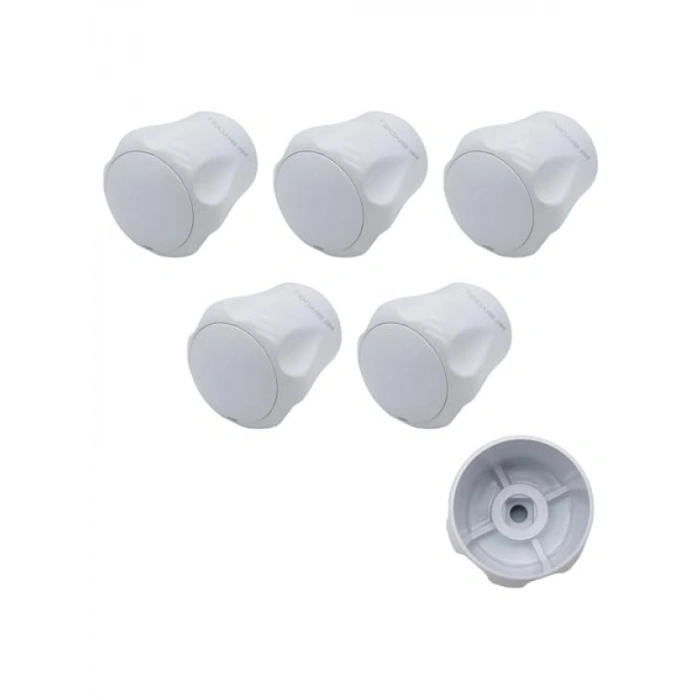5 Adet Vidalı Radyatör Vana Başlığı - 7 mm Büyük Boy