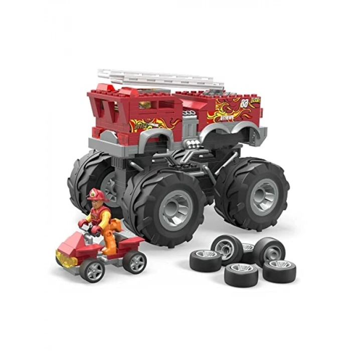 5-Alarm Monster Truck İtfaiye Araç Seti (284 Parça)