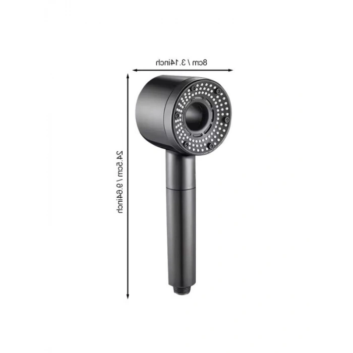 5 Fonksiyonlu Ayarlanabilir Turbo Duş Başlığı