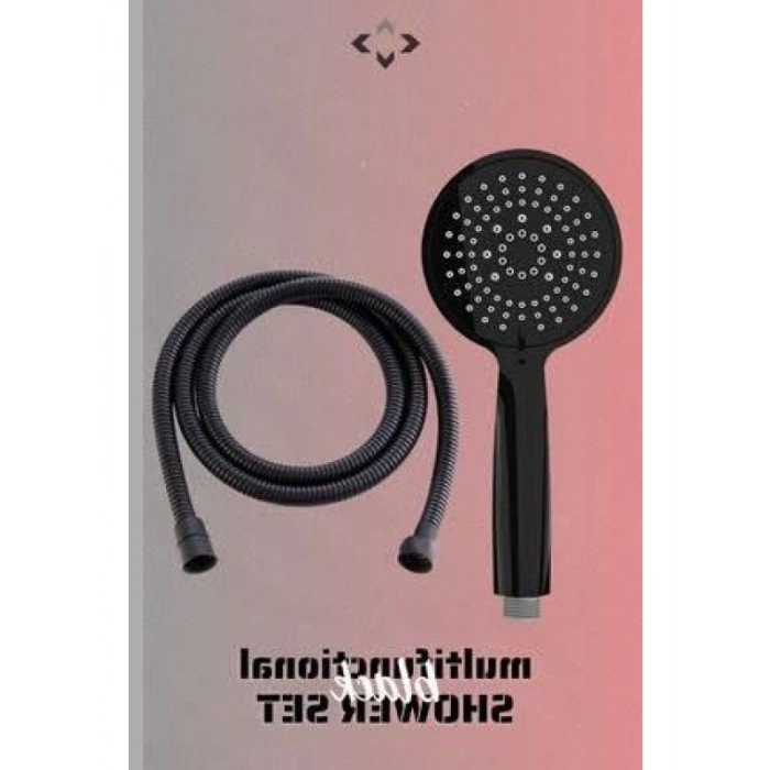 5 Fonksiyonlu Yüksek Basınçlı Duş Başlığı - 150 cm Hortum