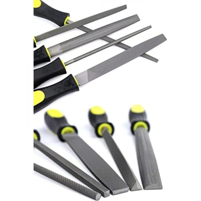 5li Büyük Boy Eğeleme Seti, Hava Çeliği ve Metal