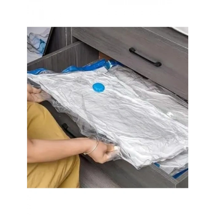 5li Vakumlu Saklama Torbaları Seti + El Pompası