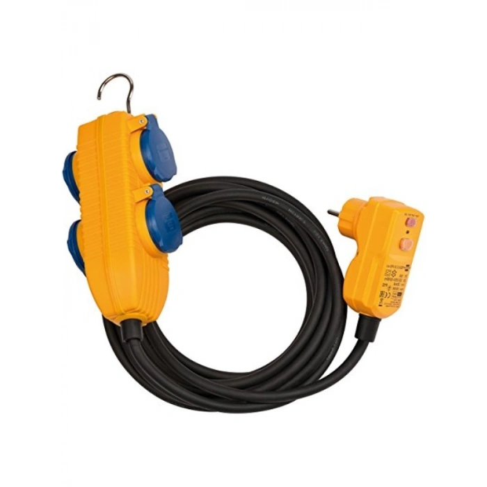 5 m H07RN-F3G1,5 Koruma Adaptörü - FI-Fiş ve PowerBlock