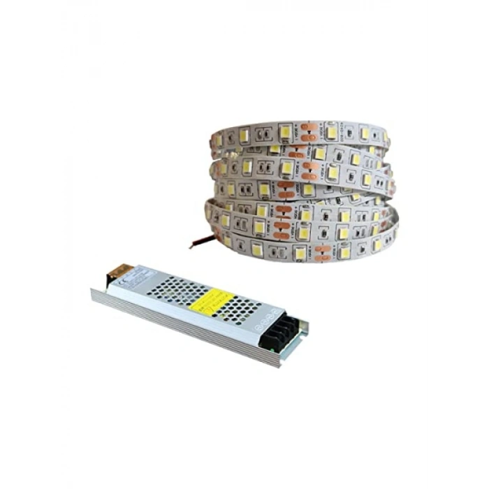 5 Metre Amber Renk Şerit LED Aydınlatma - 12V, 60 Watt