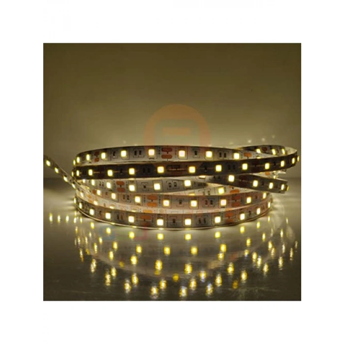 5 Metre Amber Renk Şerit LED Aydınlatma - 12V, 60 Watt