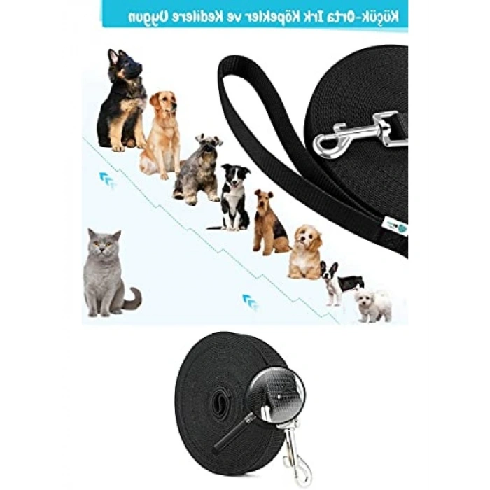 5 Metre Uzunluğunda Güvenli Köpek ve Kedi Gezdirme Kayışı