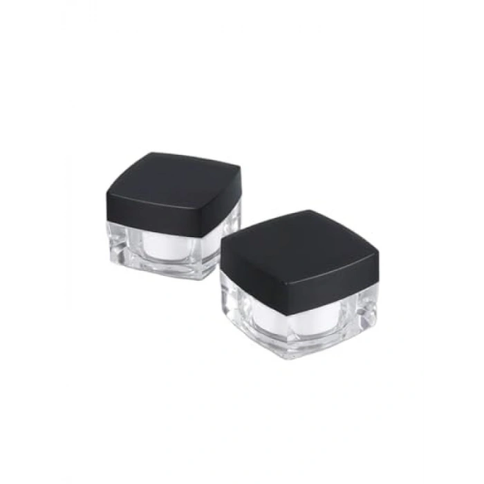 5 Ml Krem Kavanozu - Akrilik Kozmetik Kutusu 2li Set