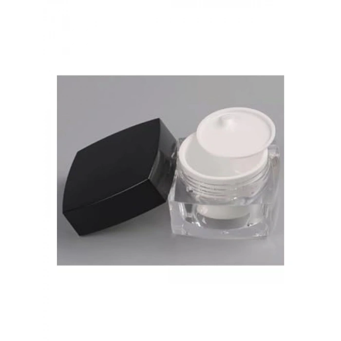 5 Ml Krem Kavanozu - Akrilik Kozmetik Kutusu 2li Set