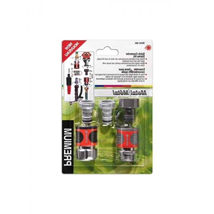 5 Parça Bahçe Hortum Konnektör Seti, 1.3-1.6 cm Hortum İçin