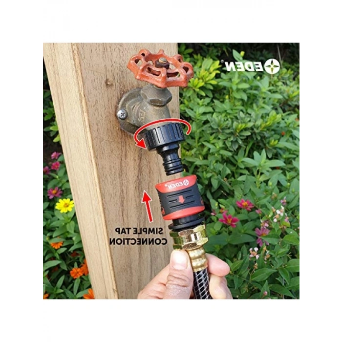 5 Parçalı Bahçe Hortumu Armatürü Seti - Quick Connect Fonksiyonu